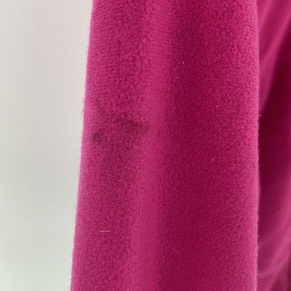 Vintage 90s Columbia Color Block sweater 80s bold radial sleeve pink size M - Picture 4 of 9